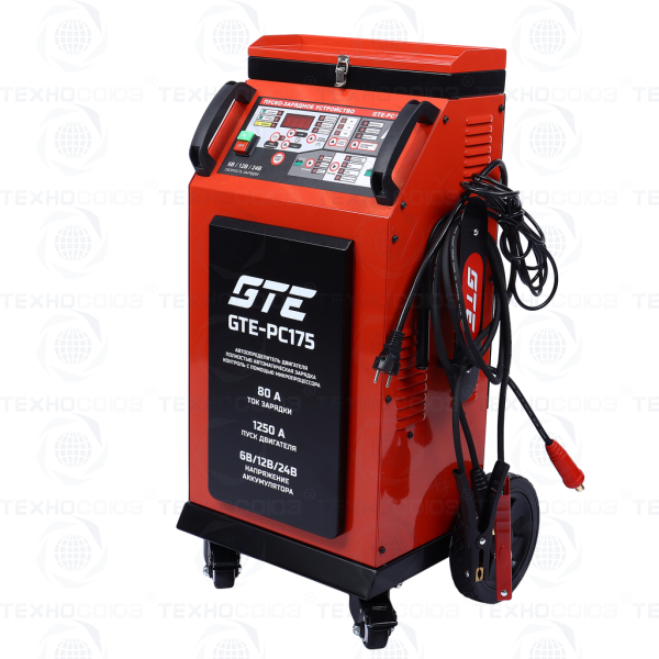 GTE-PC175 Устройство пуско-зарядное 6-12-24V/80-750Ач/1250А передвижное